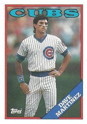 #439 Dave Martinez - Chicago Cubs - 1988 Topps Baseball