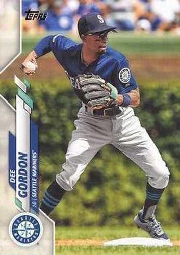 #439 Dee Gordon - Seattle Mariners - 2020 Topps Baseball