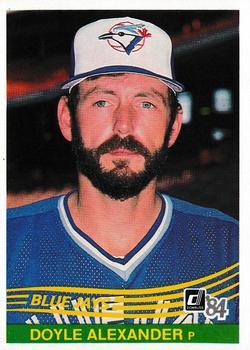#439 Doyle Alexander - Toronto Blue Jays - 1984 Donruss Baseball