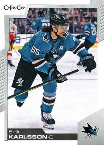 #439 Erik Karlsson - San Jose Sharks - 2020-21 O-Pee-Chee Hockey
