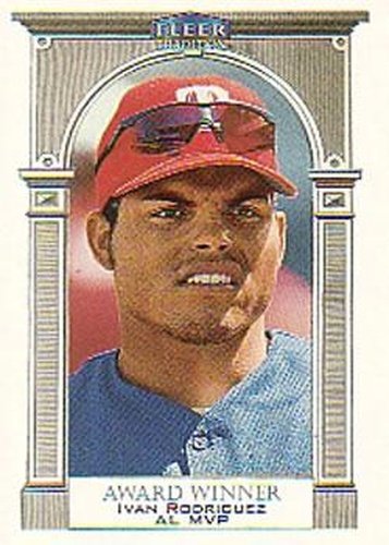 #439 Ivan Rodriguez - Texas Rangers - 2000 Fleer Tradition Baseball
