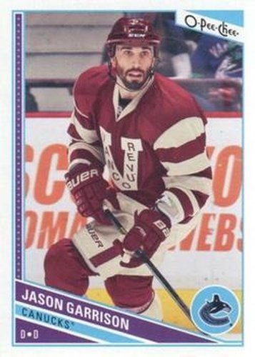 #439 Jason Garrison - Vancouver Canucks - 2013-14 O-Pee-Chee Hockey