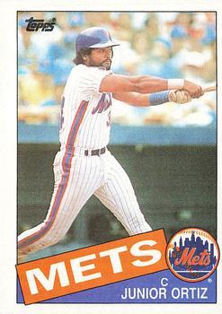 #439 Junior Ortiz - New York Mets - 1985 Topps Baseball
