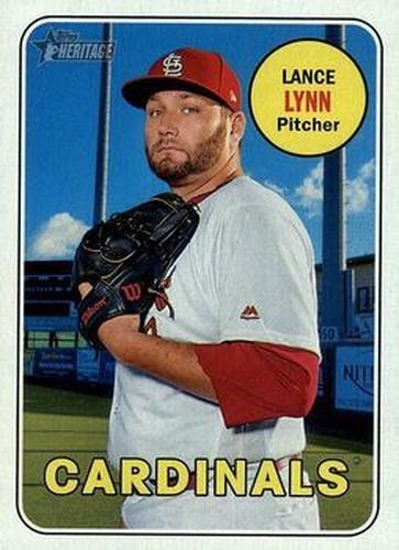 #439 Lance Lynn - St. Louis Cardinals - 2018 Topps Heritage Baseball