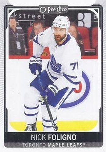 #439 Nick Foligno - Toronto Maple Leafs - 2021-22 O-Pee-Chee Hockey