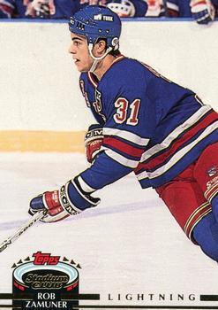 #439 Rob Zamuner - Tampa Bay Lightning - 1992-93 Stadium Club Hockey