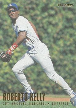 #439 Roberto Kelly - Los Angeles Dodgers - 1996 Fleer Baseball