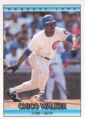 #439 Chico Walker - Chicago Cubs - 1992 Donruss Baseball