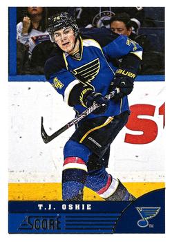 #439 T.J. Oshie - St. Louis Blues - 2013-14 Score Hockey