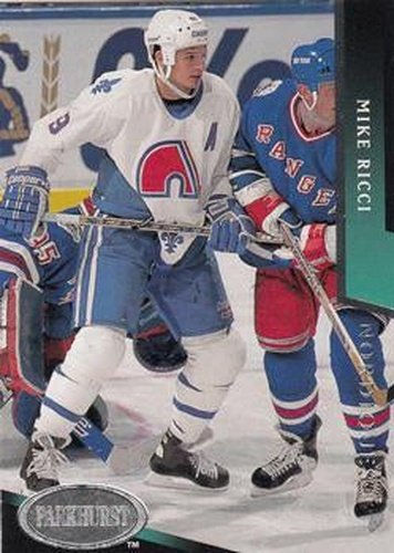 #439 Mike Ricci - Quebec Nordiques - 1993-94 Parkhurst Hockey