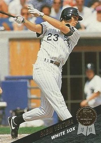 #439 Robin Ventura - Chicago White Sox - 1993 Leaf Baseball