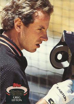 #439 Greg Litton - San Francisco Giants - 1992 Stadium Club Baseball