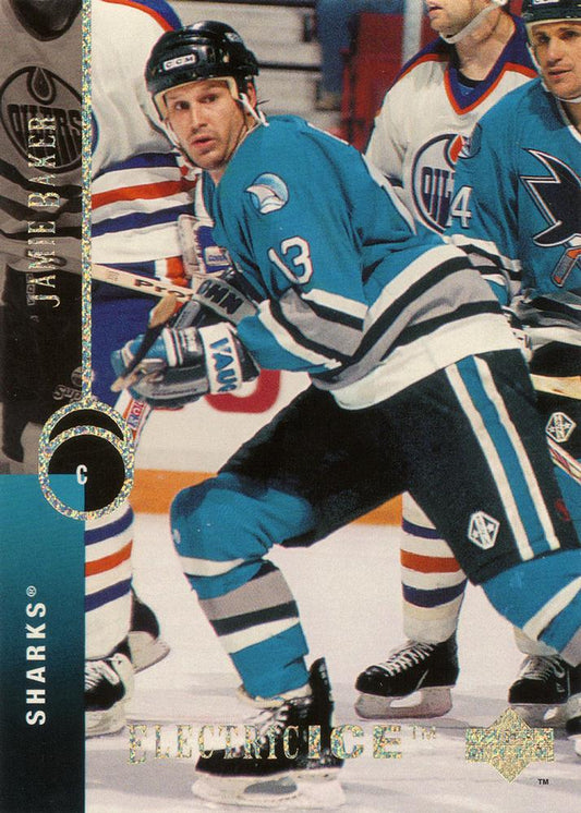 #439 Jamie Baker - San Jose Sharks - 1994-95 Upper Deck Hockey - Electric Ice