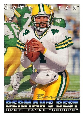 #439 Brett Favre - Green Bay Packers - 1993 Upper Deck Football