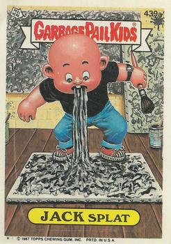 #439a Jack Splat - 1987 Topps Garbage Pail Kids Series 11