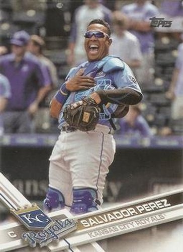 #439b Salvador Perez - Kansas City Royals - 2017 Topps Baseball