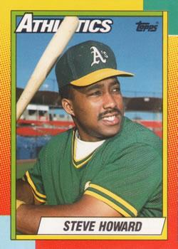 #43T Steve Howard - Oakland Athletics - 1990 Topps Traded Baseball