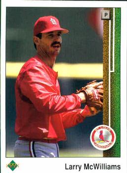 #143 Larry McWilliams - St. Louis Cardinals - 1989 Upper Deck Baseball