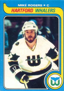 #43 Mike Rogers - Hartford Whalers - 1979-80 O-Pee-Chee Hockey