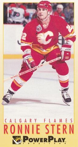 #43 Ronnie Stern - Calgary Flames - 1993-94 Fleer PowerPlay Hockey