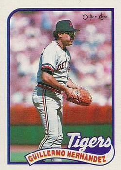 #43 Guillermo Hernandez - Detroit Tigers - 1989 O-Pee-Chee Baseball