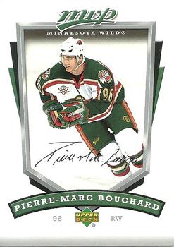 #143 Pierre-Marc Bouchard - Minnesota Wild - 2006-07 Upper Deck MVP Hockey