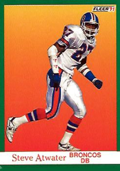 #43 Steve Atwater - Denver Broncos - 1991 Fleer Football
