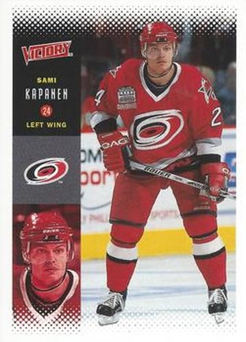 #43 Sami Kapanen - Carolina Hurricanes - 2000-01 Upper Deck Victory Hockey
