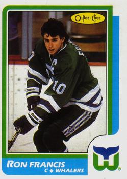 #43 Ron Francis - Hartford Whalers - 1986-87 O-Pee-Chee Hockey