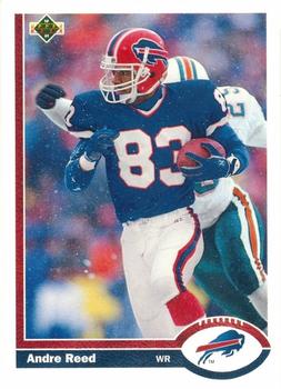 #43 Andre Reed - Buffalo Bills - 1991 Upper Deck Football