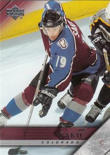 #43 Joe Sakic - Colorado Avalanche - 2005-06 Upper Deck Hockey