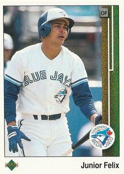 #743 Junior Felix - Toronto Blue Jays - 1989 Upper Deck Baseball