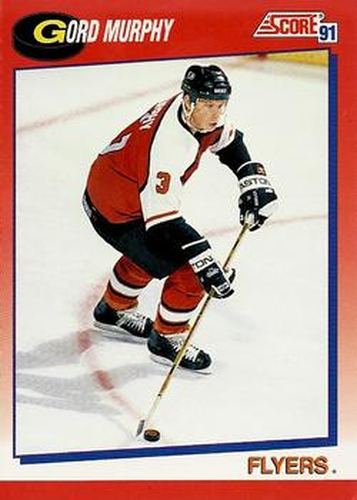#43 Gord Murphy - Philadelphia Flyers - 1991-92 Score Canadian Bilingual Hockey