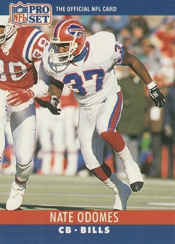 #43 Nate Odomes - Buffalo Bills - 1990 Pro Set Football