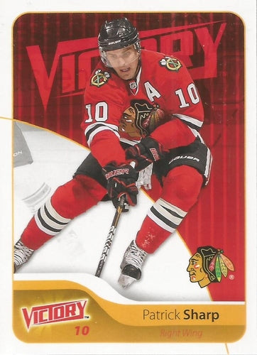 #43 Patrick Sharp - Chicago Blackhawks - 2011-12 Upper Deck Victory Hockey