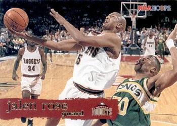 #43 Jalen Rose - Denver Nuggets - 1995-96 Hoops Basketball