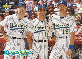 #43 Paul Molitor / Pat Listach / Robin Yount - Milwaukee Brewers - 1993 Upper Deck Baseball