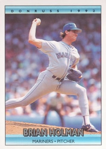 #43 Brian Holman - Seattle Mariners - 1992 Donruss Baseball