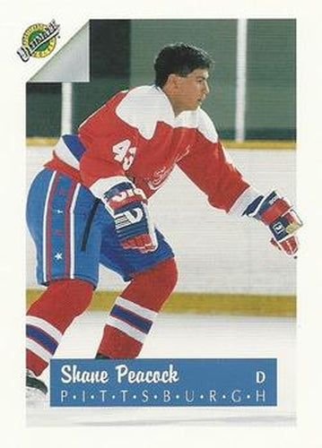 #43 Shane Peacock - Pittsburgh Penguins - 1991 Ultimate Draft Hockey