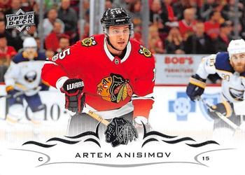 #43 Artem Anisimov - Chicago Blackhawks - 2018-19 Upper Deck Hockey