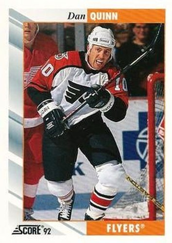 #43 Dan Quinn - Philadelphia Flyers - 1992-93 Score USA Hockey