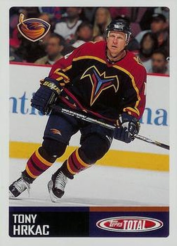 #43 Tony Hrkac - Atlanta Thrashers - 2002-03 Topps Total Hockey