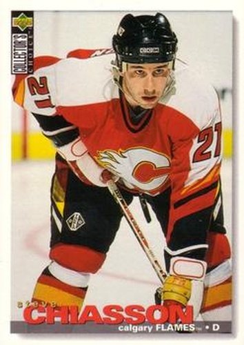 #43 Steve Chiasson - Calgary Flames - 1995-96 Collector's Choice Hockey