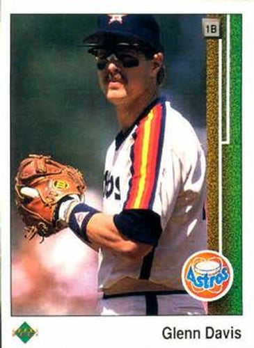 #443 Glenn Davis - Houston Astros - 1989 Upper Deck Baseball
