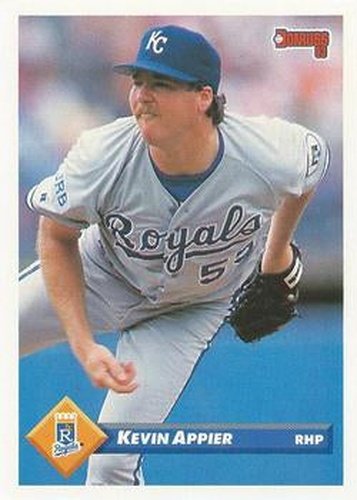 #43 Kevin Appier - Kansas City Royals - 1993 Donruss Baseball