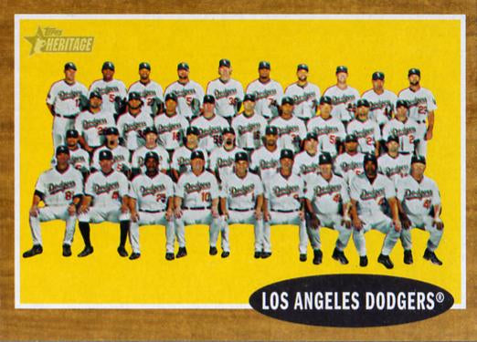 #43 Los Angeles Dodgers - Los Angeles Dodgers - 2011 Topps Heritage Baseball