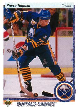 #43 Pierre Turgeon - Buffalo Sabres - 1990-91 Upper Deck Hockey