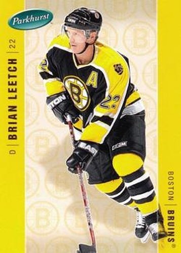 #43 Brian Leetch - Boston Bruins - 2005-06 Parkhurst Hockey