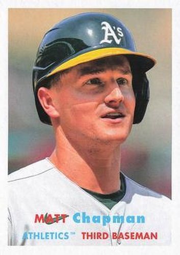 #43 Matt Chapman - Oakland Athletics - 2021 Topps Archives Baseball