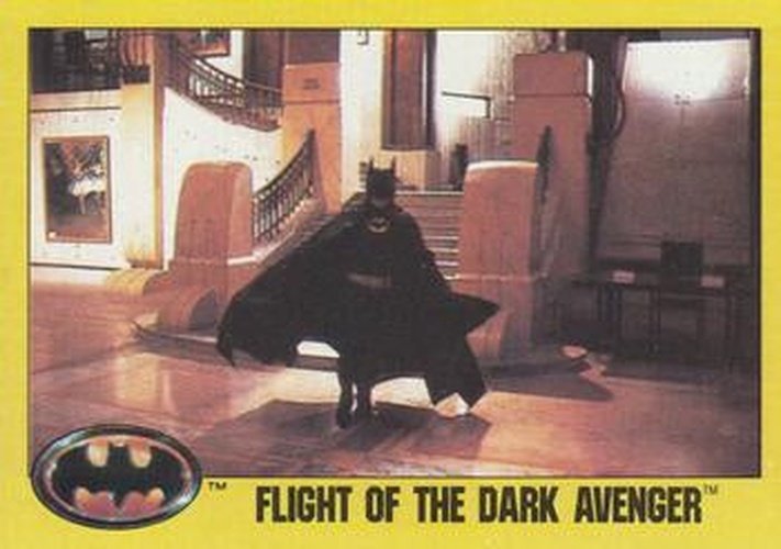 #243 Flight of the Dark Avenger - 1989 Topps Batman